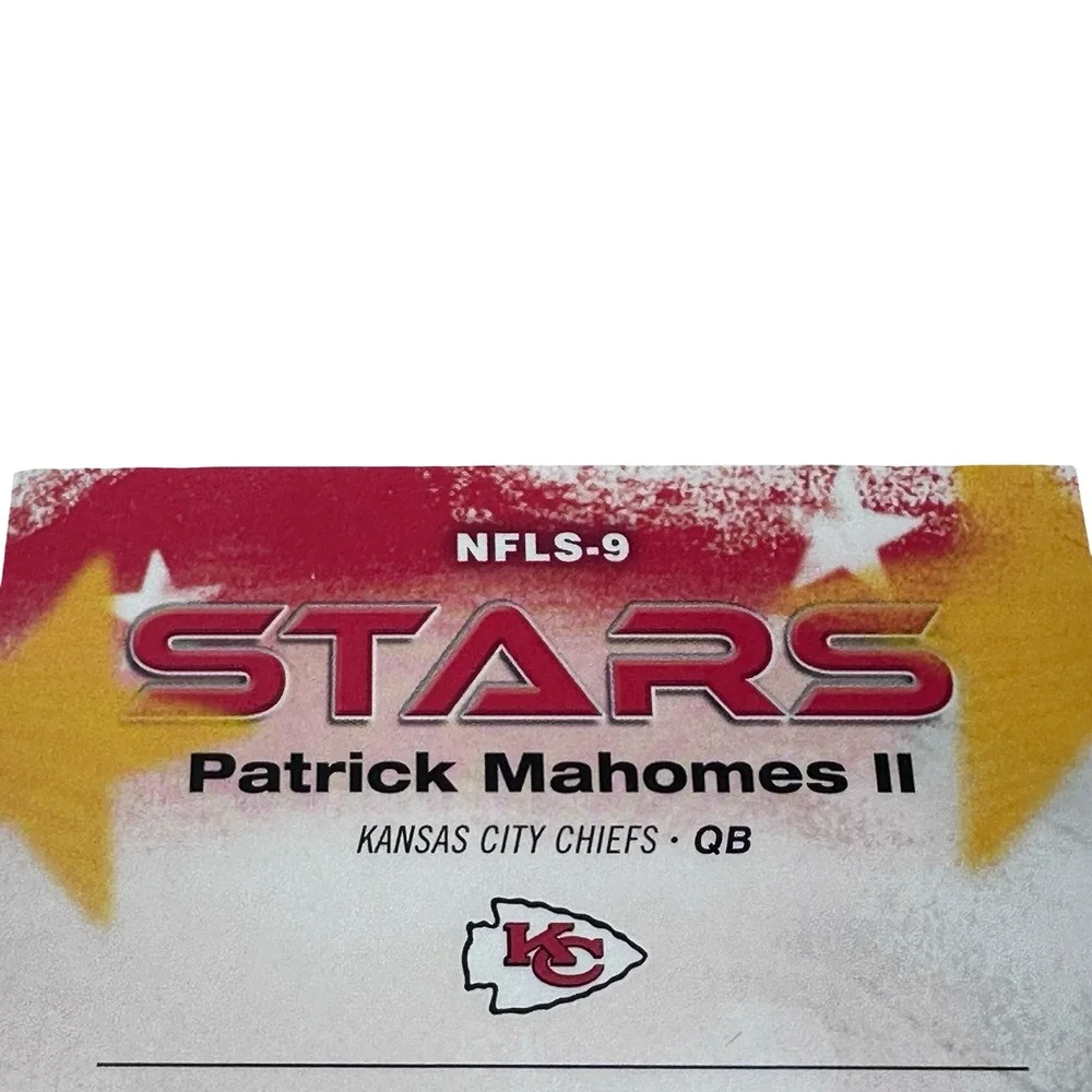 2024 Topps Stars Patrick Mahomes II NFLS-9 Kansas City Chiefs Pink Crackle